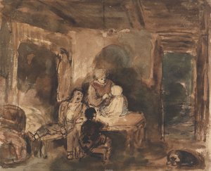 Interior da casa de campo