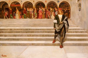 Este é um coração em que a rainha se apoiou de John Byam Liston Shaw