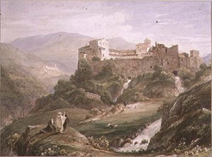 Paisagem Italiana, com Mosteiro