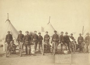 Famosa Bateria "E" da 1ª Artilharia de John C. H. Grabill