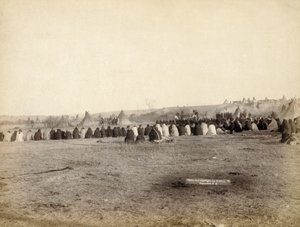 Conselho Indiano em campo hostil, 1891