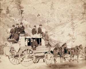 A diligência do Velho Oeste de Deadwood
