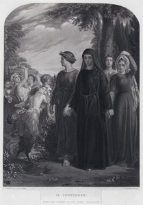 A Pensiva (gravura) de John Callcott Horsley