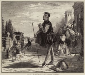 Malvolio i &39;the Sun, duodécima noite de John Callcott Horsley