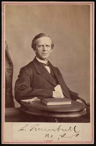 Retrato de Lyman Trumbull 1813-1896, antes de 1876.