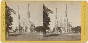 Visão estereoscópica da Igreja da Unidade, c.1870
