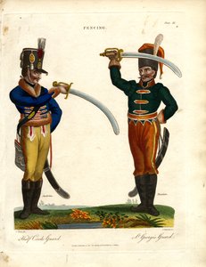 Estilos de Esgrima: Guarda de Meio Círculo e Guarda de São Jorge