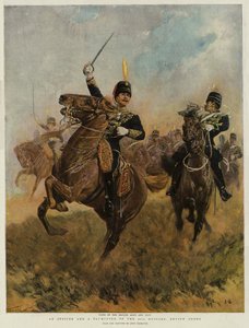 Um Oficial e um Trompetista dos 20 Hussardos, Review Order (chromolitho)