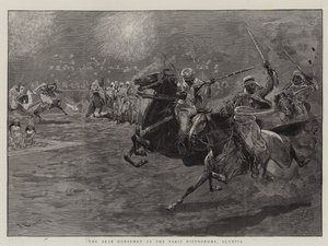 Os cavaleiros árabes no hipódromo de Paris, Olympia