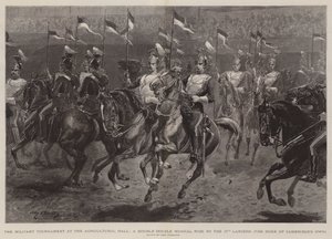 O Torneio Militar no Salão Agrícola, Um Duplo Passeio Musical Duplo pelos 17 Lancers, o Duque de Cambridge de John Charlton