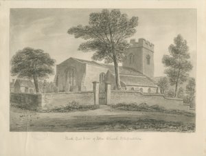 Igreja de Alton: desenho sépia, 1841