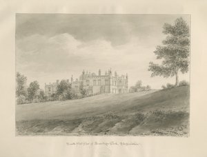Parque Armitage: desenho sépia de John Chessell Buckler