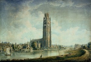 Boston Stump: vista do sudoeste de John Chessell Buckler