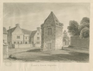 Cannock Town - Condutor: desenho sépia de John Chessell Buckler
