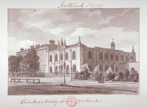 Capela pertencente à Philanthropic Society Institution, London Road, Southwark, Londres, 1827 de John Chessell Buckler