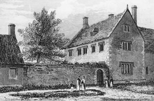 Escola de Gramática em Adderbury, Oxfordshire de John Chessell Buckler