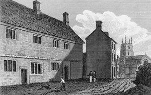 Escola de Gramática em Chipping Norton, Oxfordshire de John Chessell Buckler