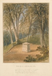 Somerset - Batheaston Villa Jardim, 1827 de John Chessell Buckler