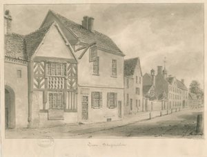Tean - Rua Village: desenho de lavagem sépia