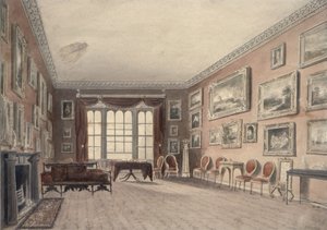 A, galeria, em, Browsholme, perto, Clitheroe, yorkshire de John Chessell Buckler