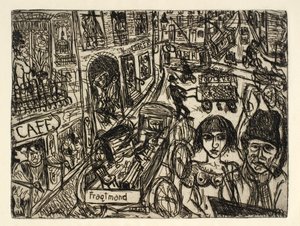 Vida de rua em Nørrebro de John Christensen