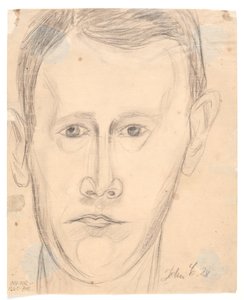 Autorretrato um rosto de John Christensen
