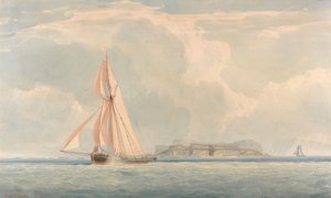Navegação à Esquerda com Ilha ao Fundo