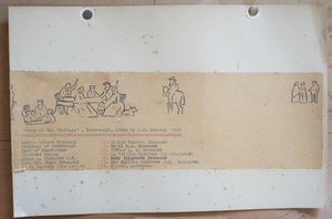 Grupo na Casa de Campo, Bournehill, 1858 (tinta no papel) de John Christian Schetsky