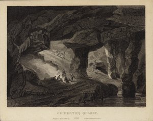 Pedreira de Gilmerton de John Claude Nattes