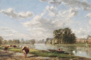 Orleans House, Twickenham, cerca de 1825 de John Cleghorn