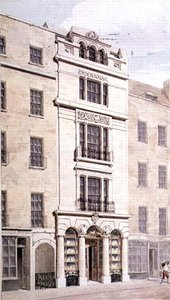 Rundell, ponte e Rundell, 32 Ludgate Hill, 1826 (wc no papel) de John Clement Meade