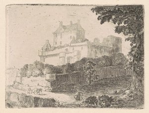 Dalhousie Castle I de John Clerk, of Eldin