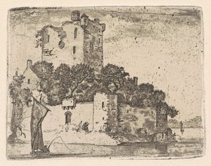 Castelo do Lago Orr de John Clerk, of Eldin