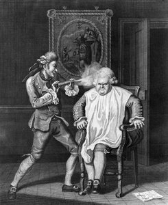 O inglês em Paris, litografia de James Caldwell, 1770