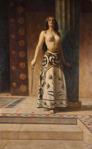 Clytemnestra, c.1914 (óleo sobre tela) de John Collier