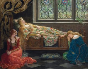 A Bela Adormecida de John Collier