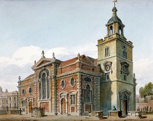 Igreja de St Mary, Whitechapel, Londres, 1811