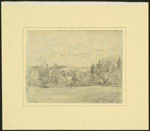 Reitoria e Igreja de Binfield, Berkshire de John Constable