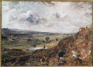 Branch Hill Pond, Hampstead (óleo sobre tela de John Constable