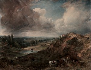 Lagoa do monte do ramo, Hampstead, 1828. de John Constable