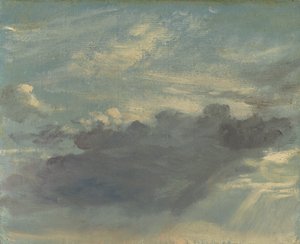 Estudo da nuvem, c.1821-22 de John Constable