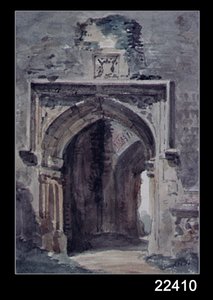 Igreja de East Bergholt: Arco Sul da Torre Arruinada, 1806 de John Constable