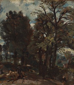 Fen Lane, Bergholt Oriental de John Constable