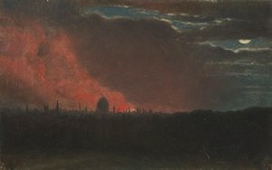 Incêndio em Londres, visto de Hampstead de John Constable