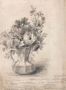 Flores num vaso de John Constable