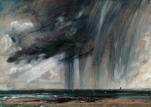 Tempestade sobre o mar. Por volta de 1824-26 de John Constable
