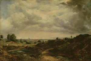 Hampstead Heath (óleo sobre tela) de John Constable