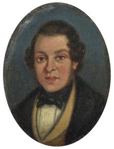 Miniatura: Retrato de Abram Constable, irmão do artista de John Constable