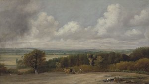 Cena de lavoura em Suffolk de John Constable