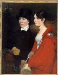 Retrato de Ann e Mary Constable. Pintura de John Constable (1776-1837), cerca de 1810-1814. Coleção particular. - Retrato de Ann e Mary Constable. Pintura de John Constable (1776-1837), cerca de 1810-1814. Coleção particular. de John Constable